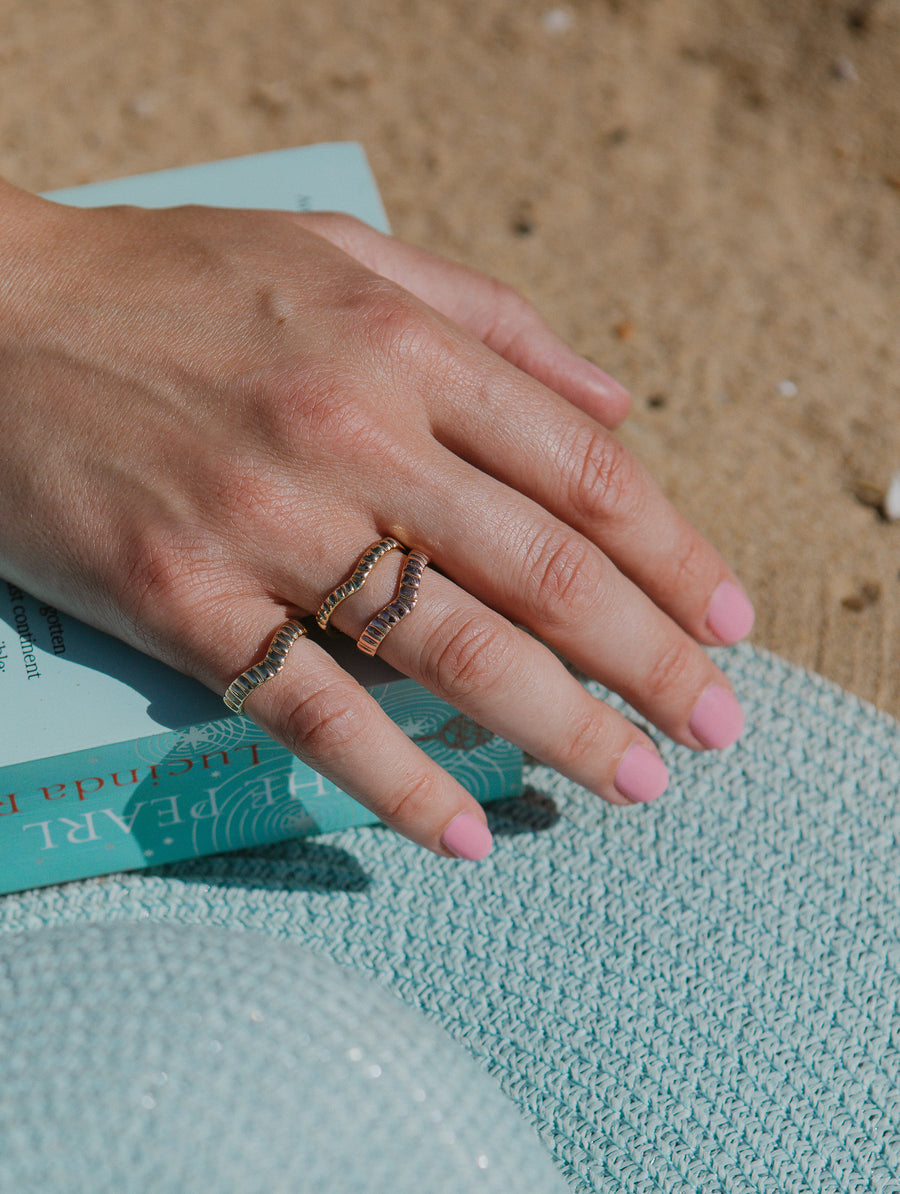 Golden Wing classic ring, rose gold