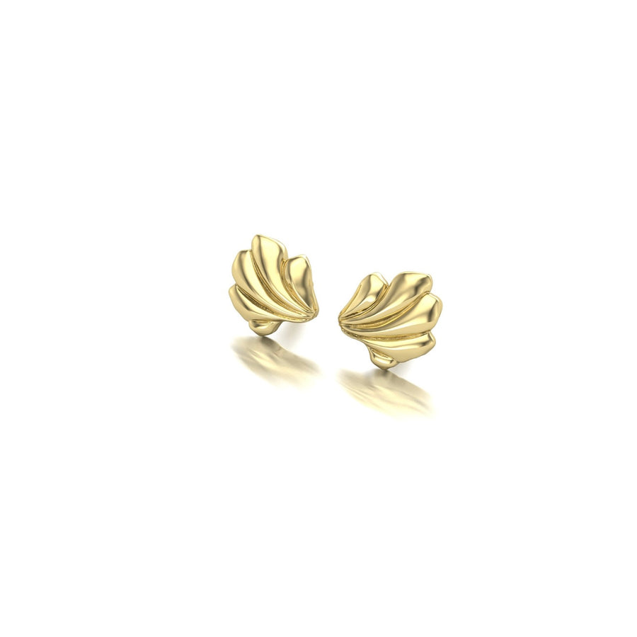 Small Shell Fragment stud earrings