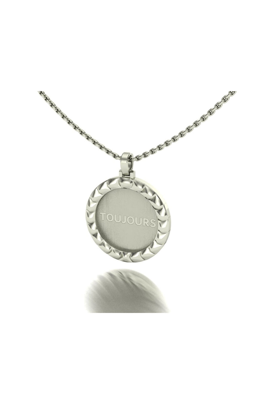 Toujours pendant, silver