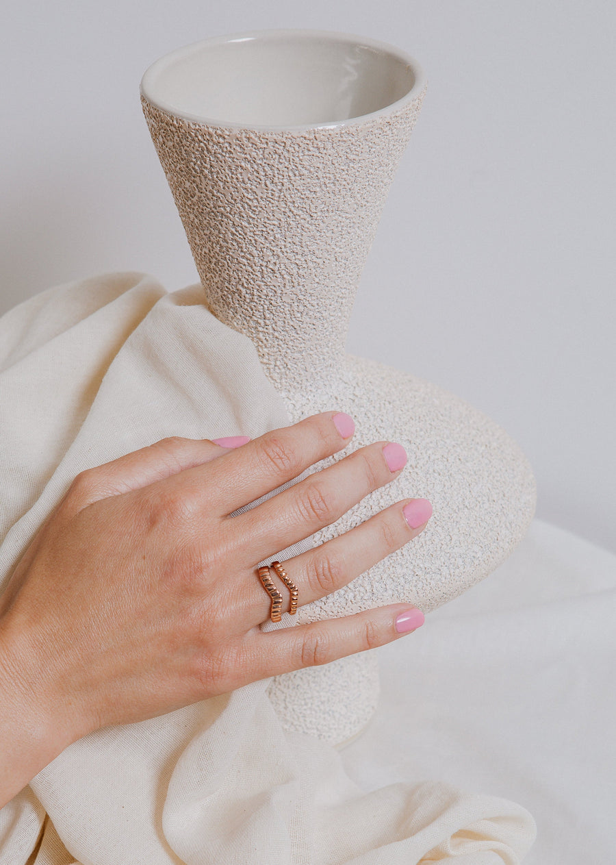 Golden Wing classic ring, rose gold